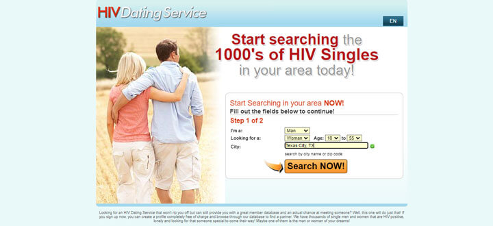 HIV Dating Service Review Homepage